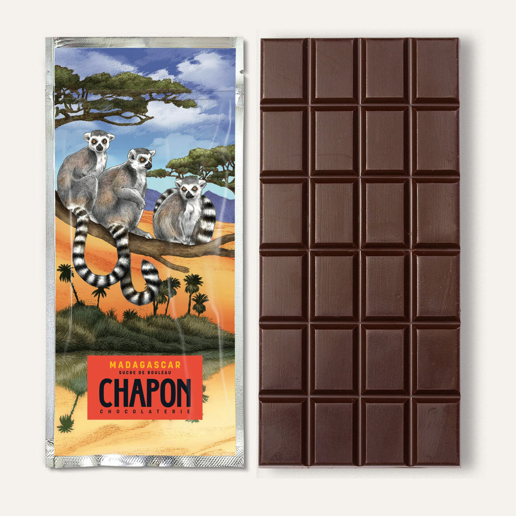 TABLETTE DE CHOCOLAT NOIR MADAGASCAR AU SUCRE DE BOULEAU