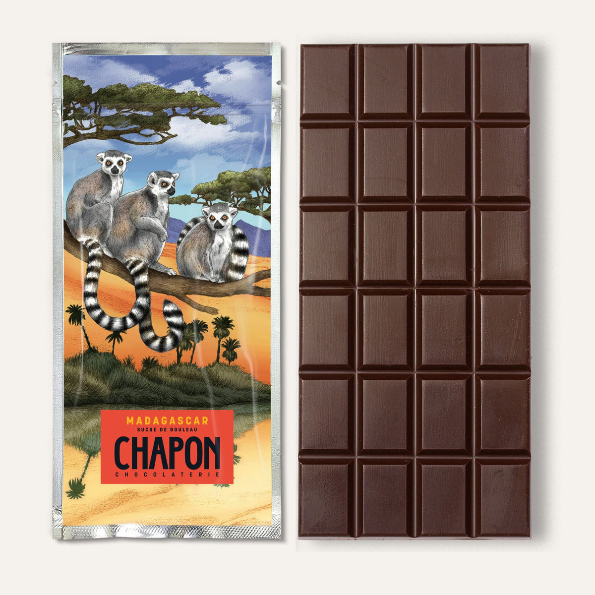 TABLETTE DE CHOCOLAT NOIR MADAGASCAR AU SUCRE DE BOULEAU