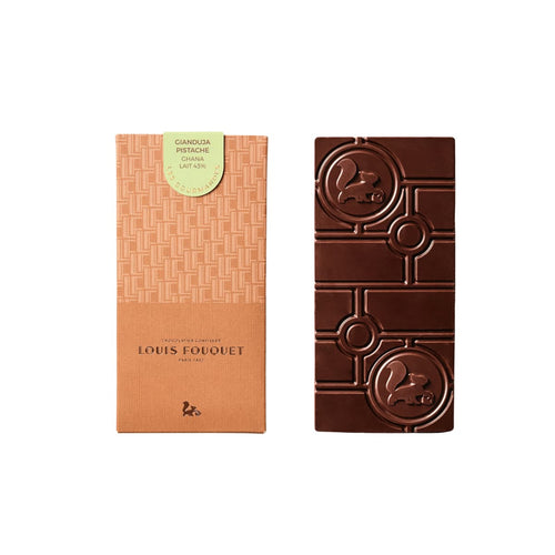 2 TABLETTES GIANDUJA PISTACHE - LAIT