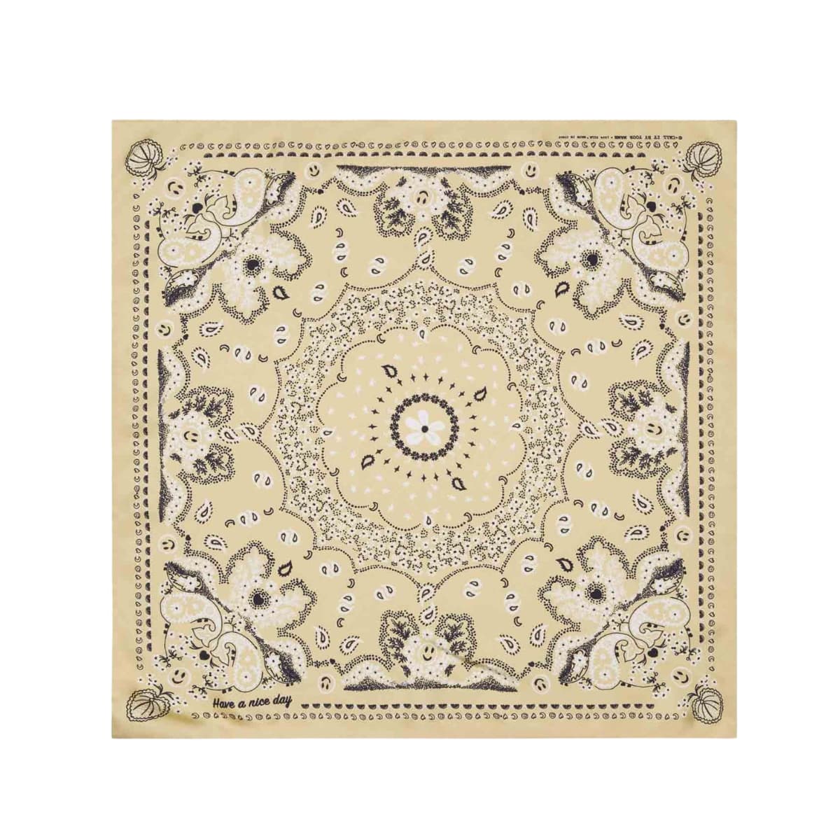 Call It By Your Name | Bandana en Soie - NAVY - Petit Modèle 