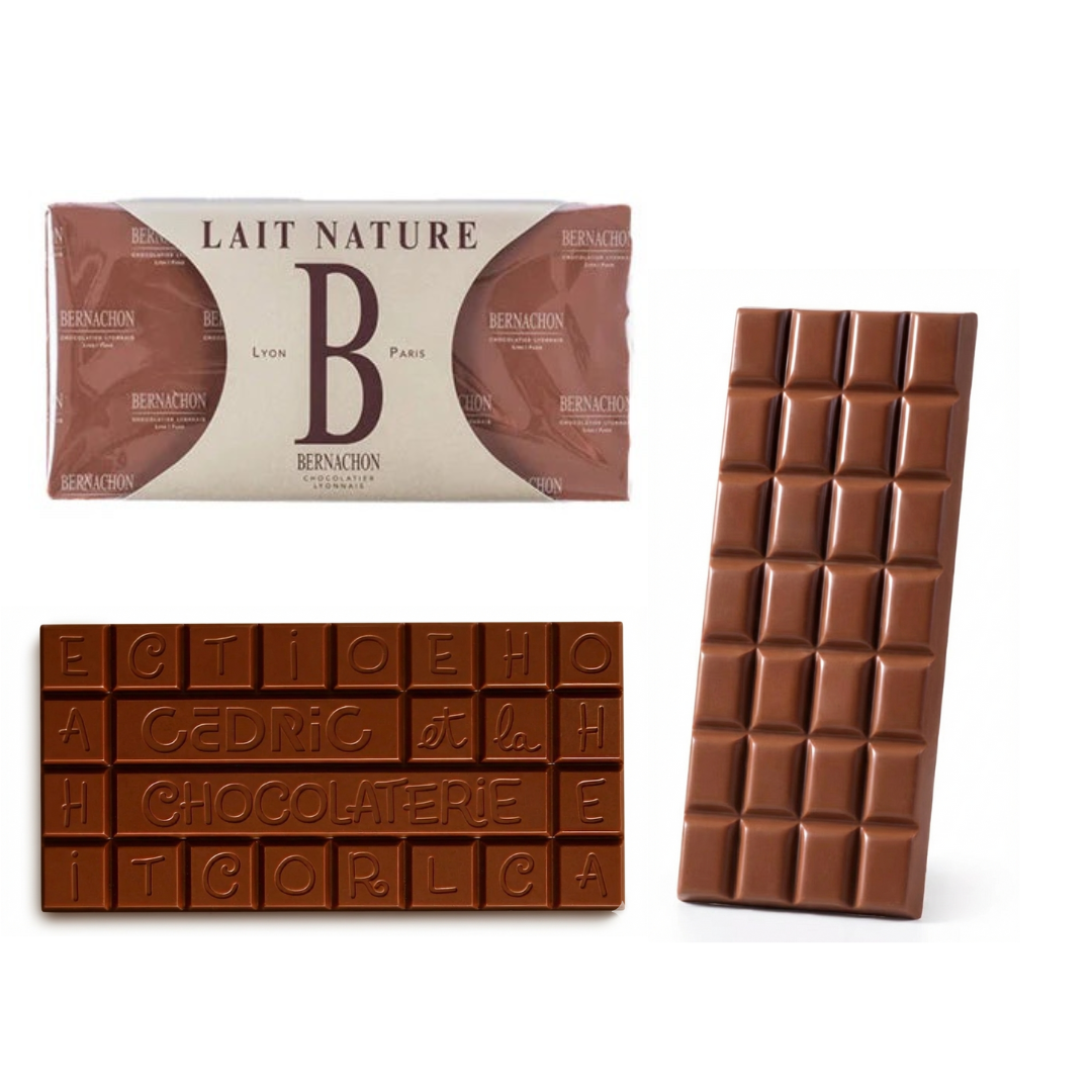 3 TABLETTE DE CHOCOLATS AU LAIT