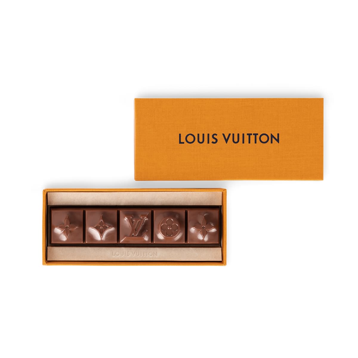 LOUIS VUITTON チョコレートバー ミルク&ダーク　2箱 ◇LOUIS VUITTON ルイヴィトン ミルク＆ダークチョコレートバー