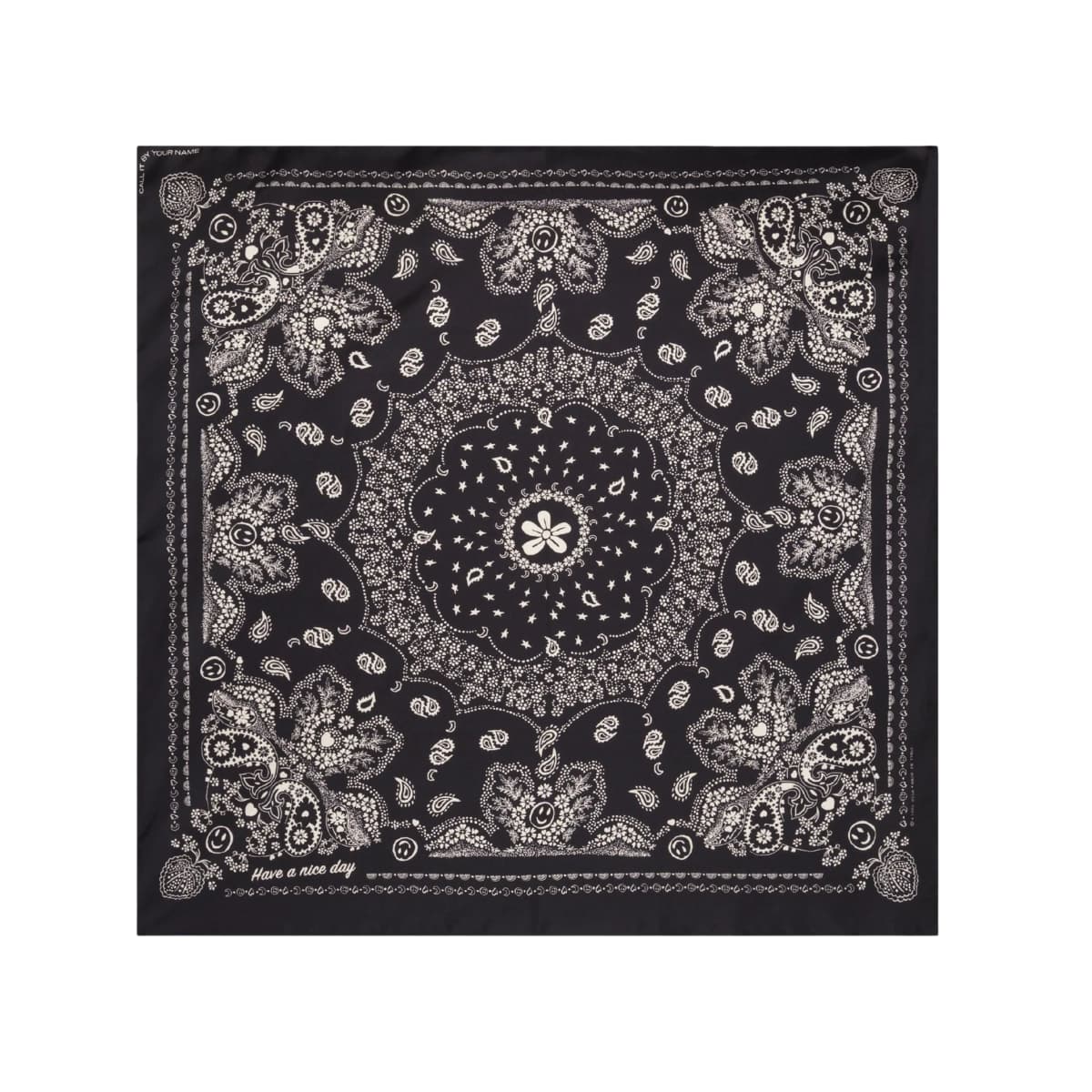 Call It By Your Name | Bandana en Soie - NAVY - Petit Modèle 