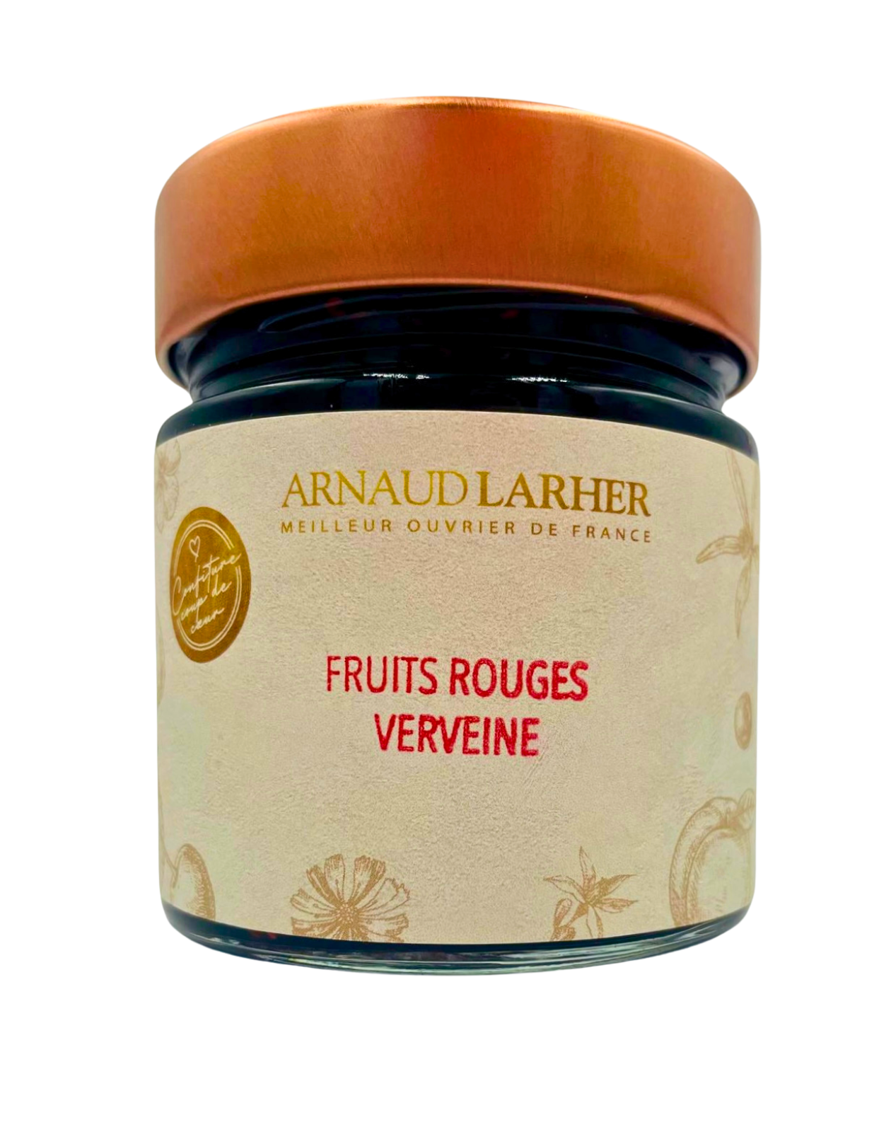 CONFITURE FRUITS ROUGES VERVEINE