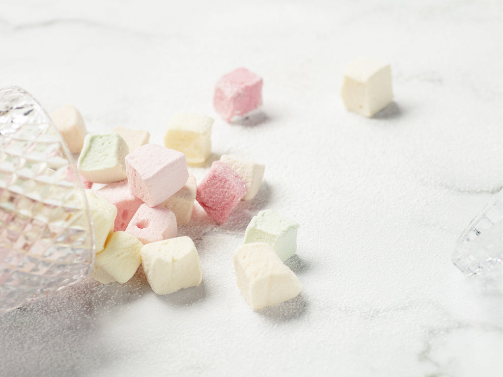 GUIMAUVES FRAISE FRAMBOISE FLEUR D'ORANGER