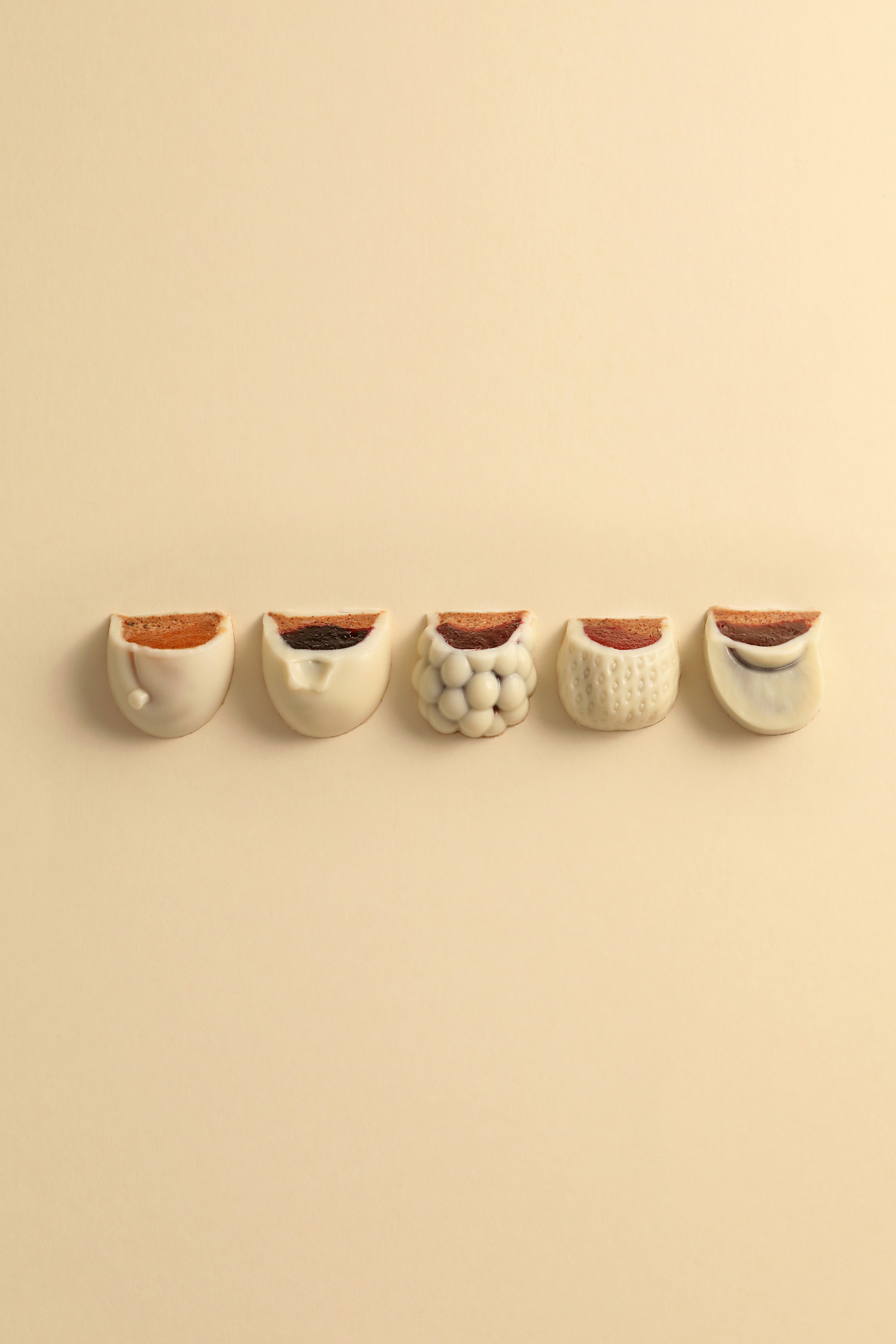 BONBON D'ÉTÉ 5 PIÈCES CHOCOLAT BLANC