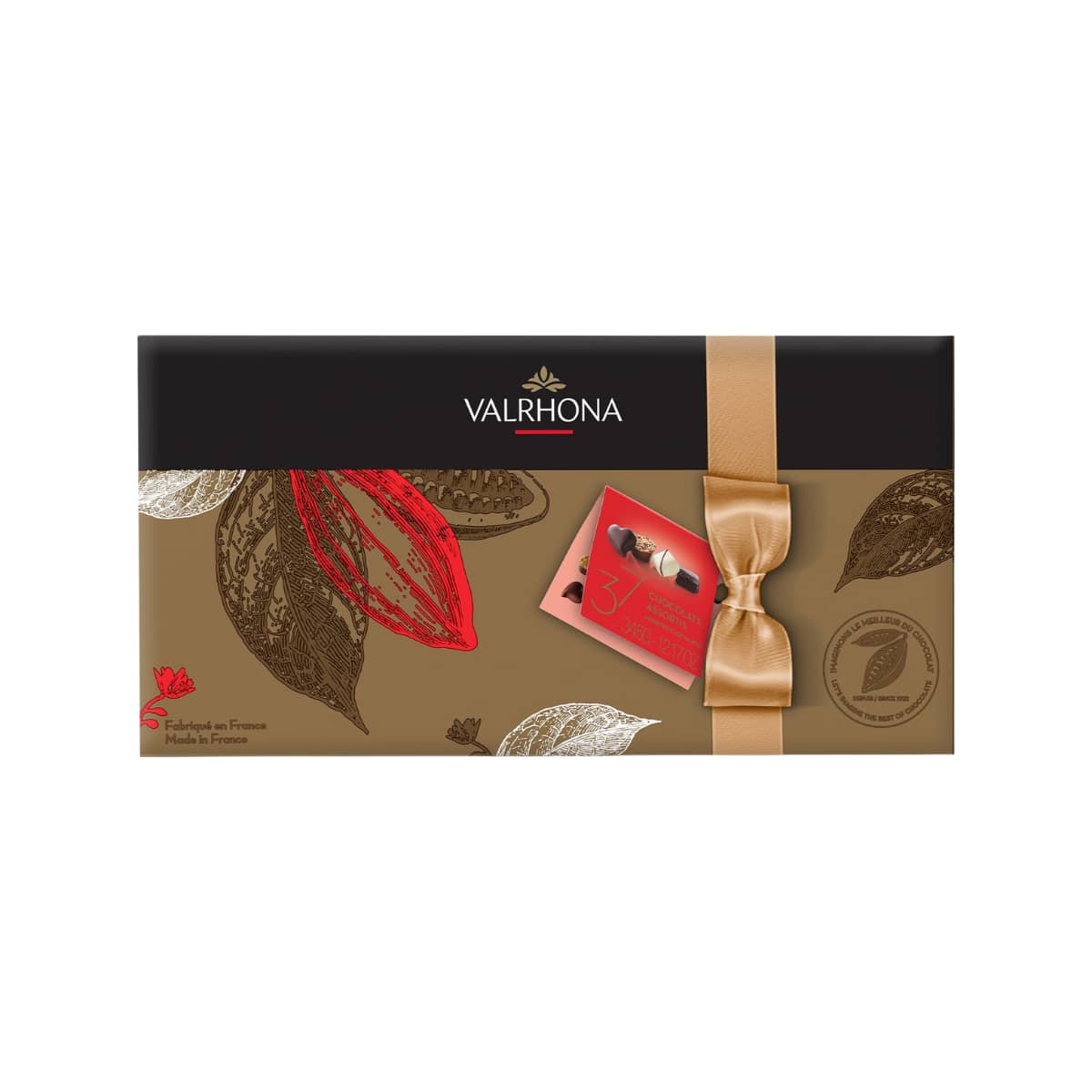 Ballotin 37 bonbons valrhona p