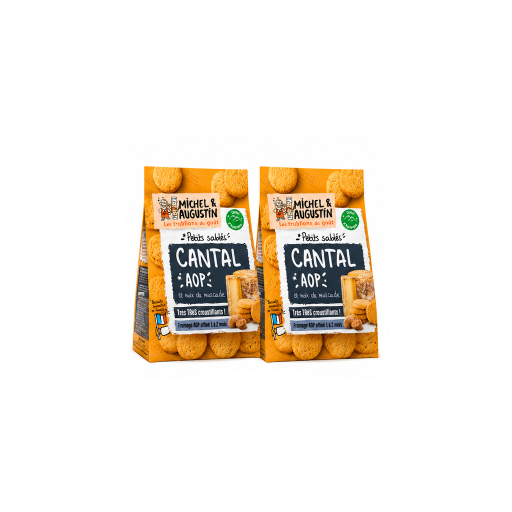 Assortiment de sablés et biscuits au fromage  4 variétés, 8 sachets