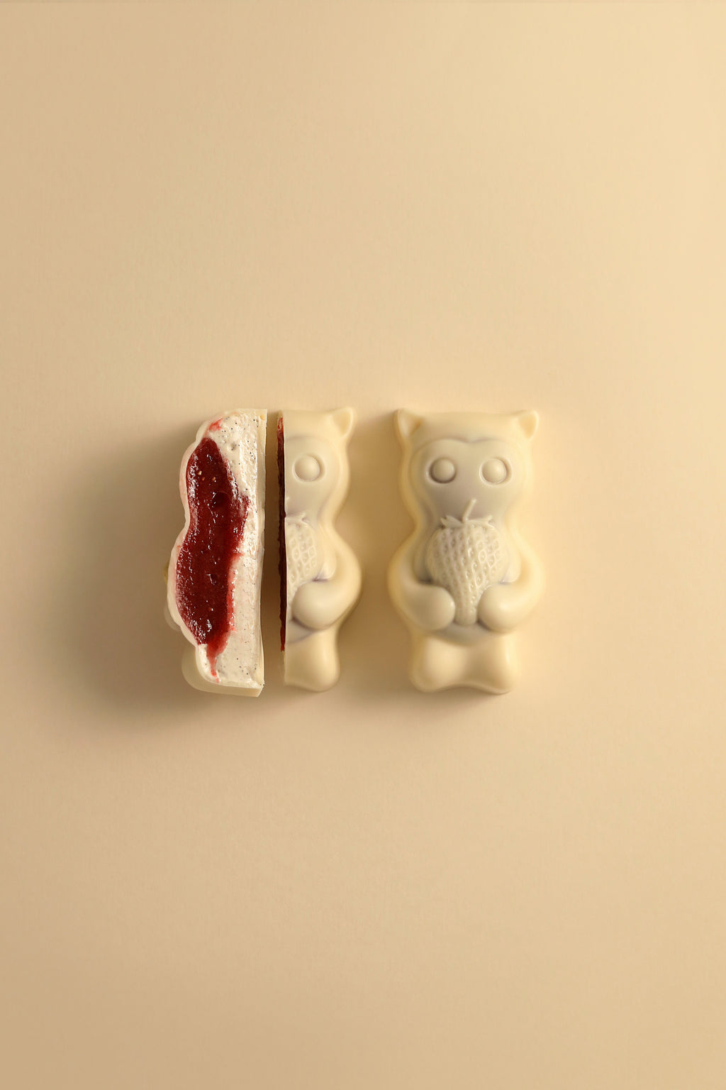 CEDRICO VANILLE FRAISE 5 PIÈCES CHOCOLAT BLANC