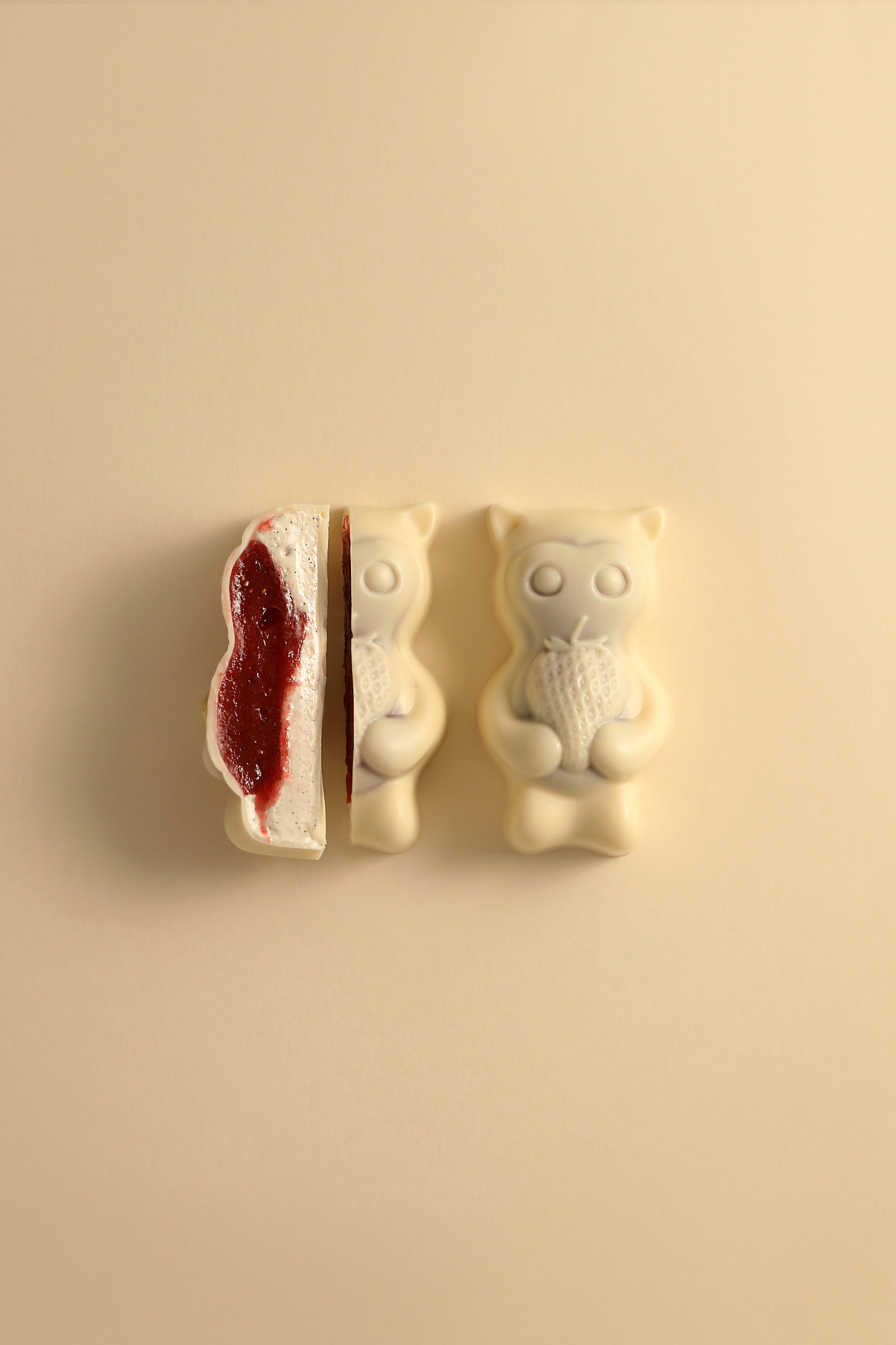 CEDRICO VANILLE FRAISE 5 PIÈCES CHOCOLAT BLANC