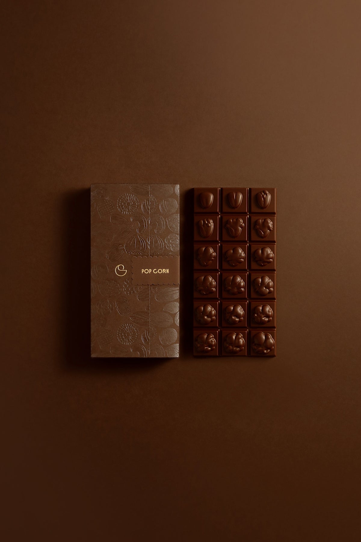 TABLETTE POP CORN CHOCOLAT NOIR
