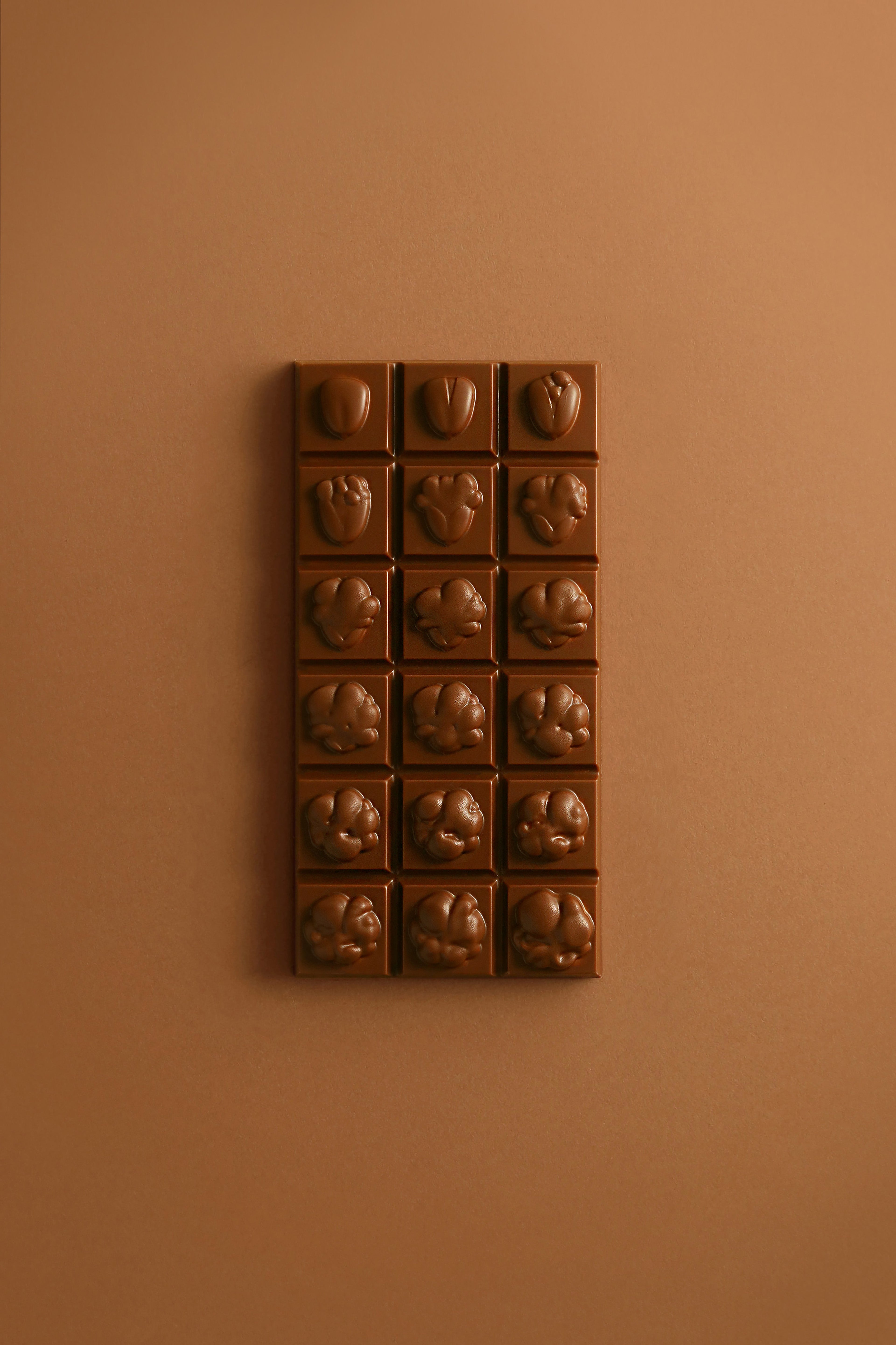 TABLETTE POP CORN CHOCOLAT AU LAIT
