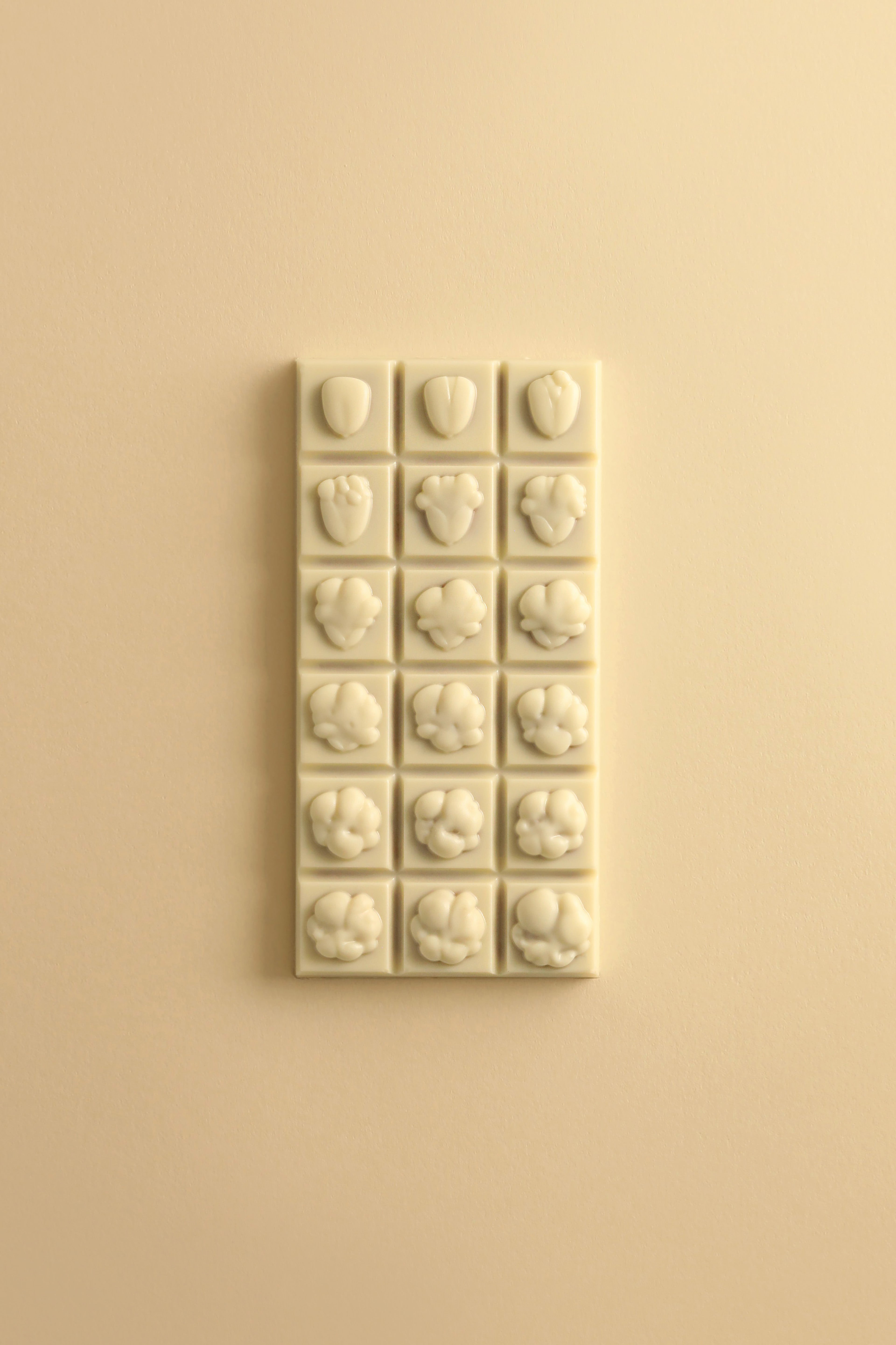TABLETTE POP CORN CHOCOLAT BLANC