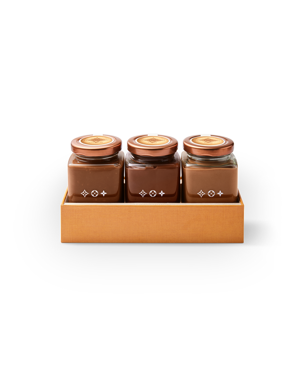 COLLECTION DE TROIS POTS DE PÂTE À TARTINER