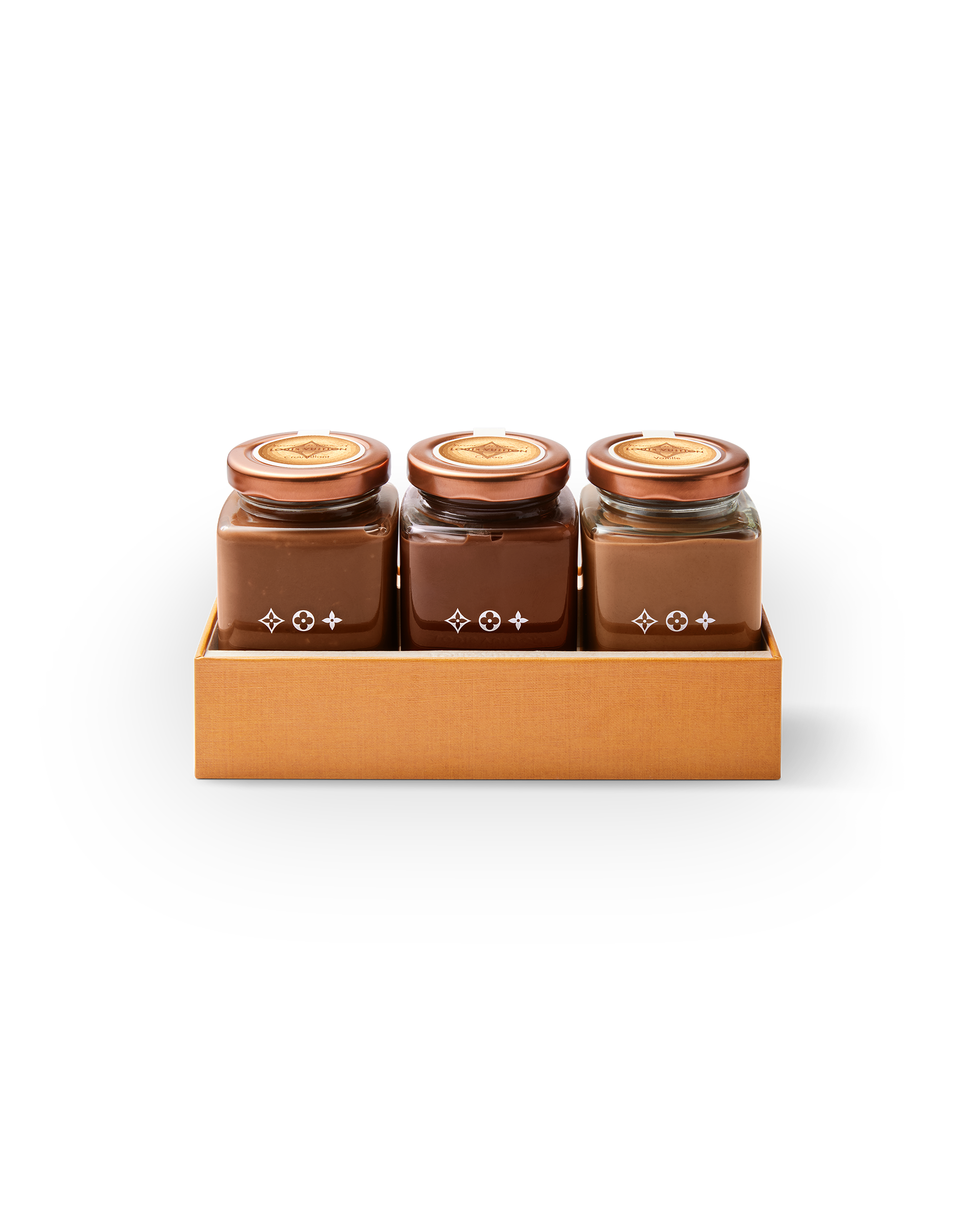 COLLECTION DE TROIS POTS DE PÂTE À TARTINER