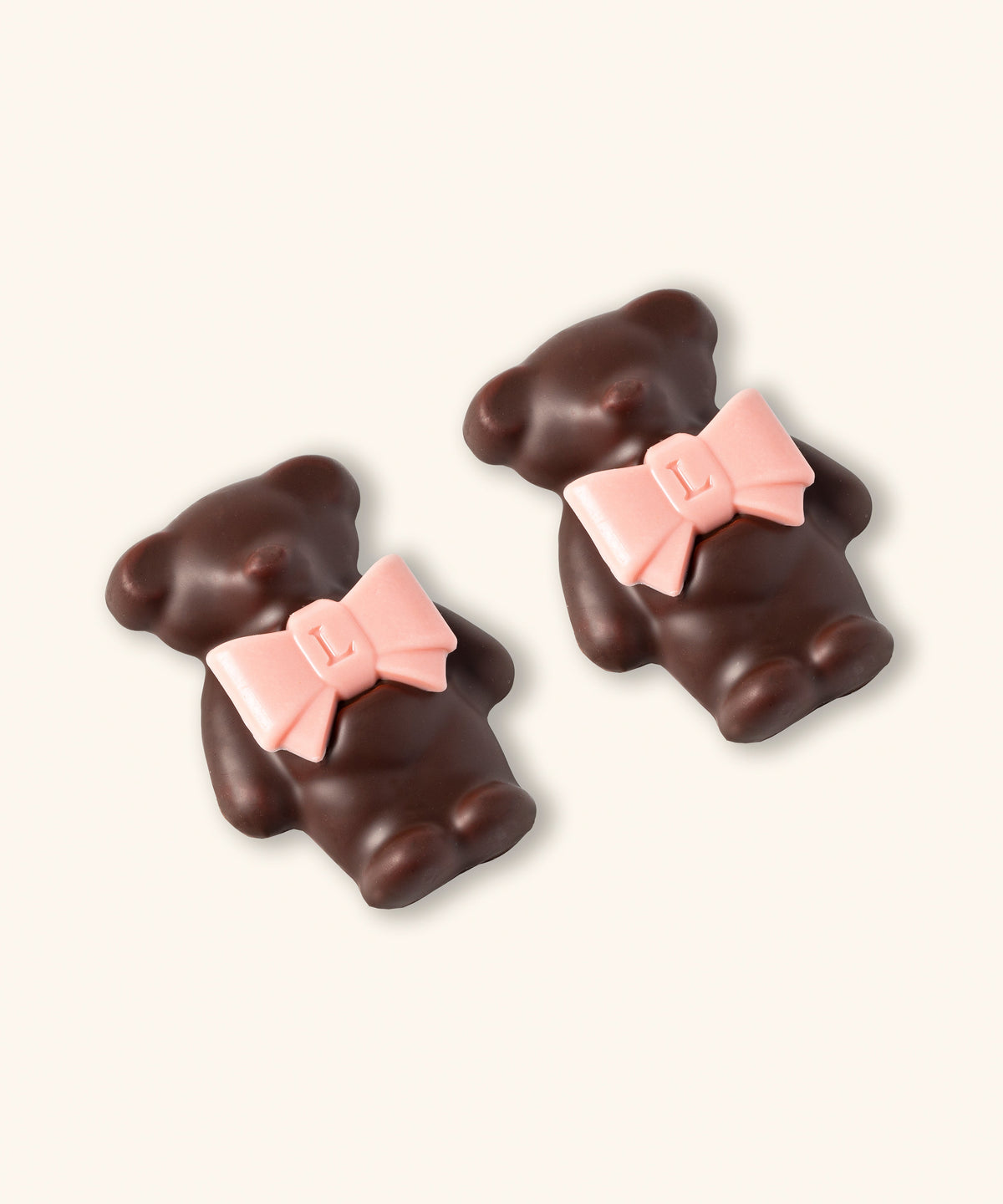 DUO D'OURSONS GUIMAUVE LADURÉE - CHOCOLAT NOIR