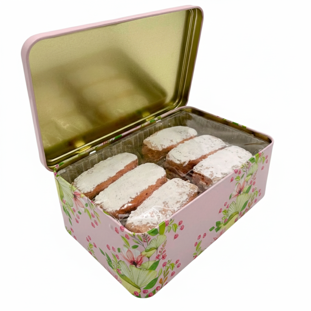 Boîte Biscuit Rose framboise