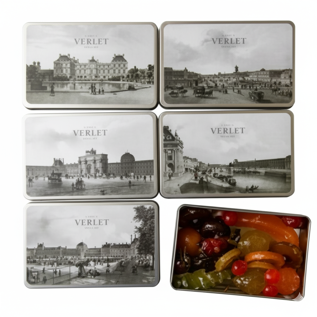 BOÎTE DE FRUITS CONFITS