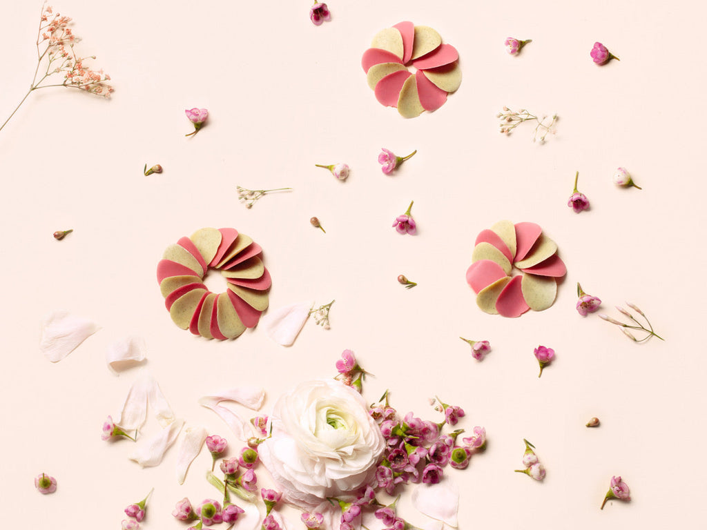 PÉTALES DE CHOCOLAT ROSE JASMIN