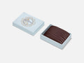 LANGUES DE CHAT CITRON VERT - CHOCOLAT NOIR