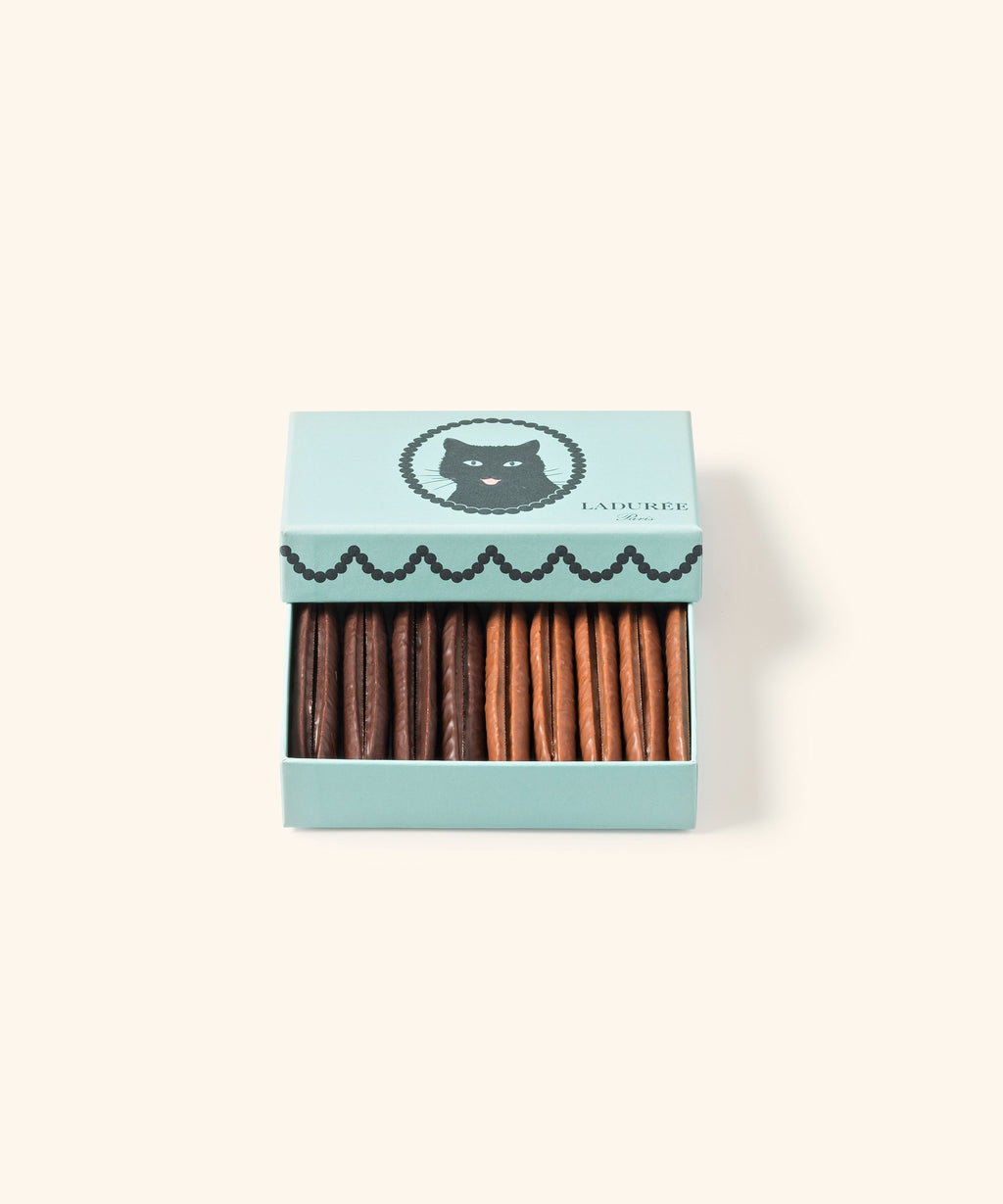 COFFRET DE LANGUES DE CHAT - CHOCOLAT NOIR & LAIT