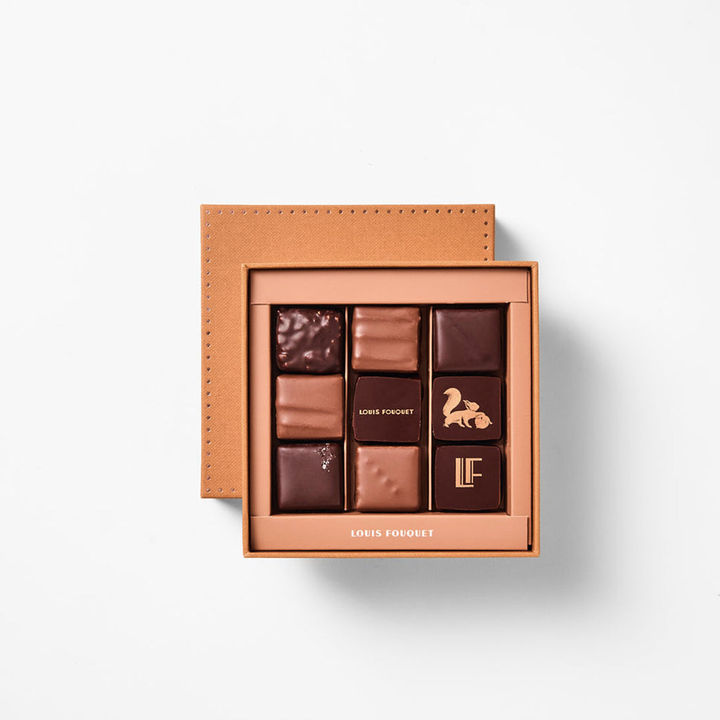 BOÎTE DE 9 CHOCOLATS ASSORTIS