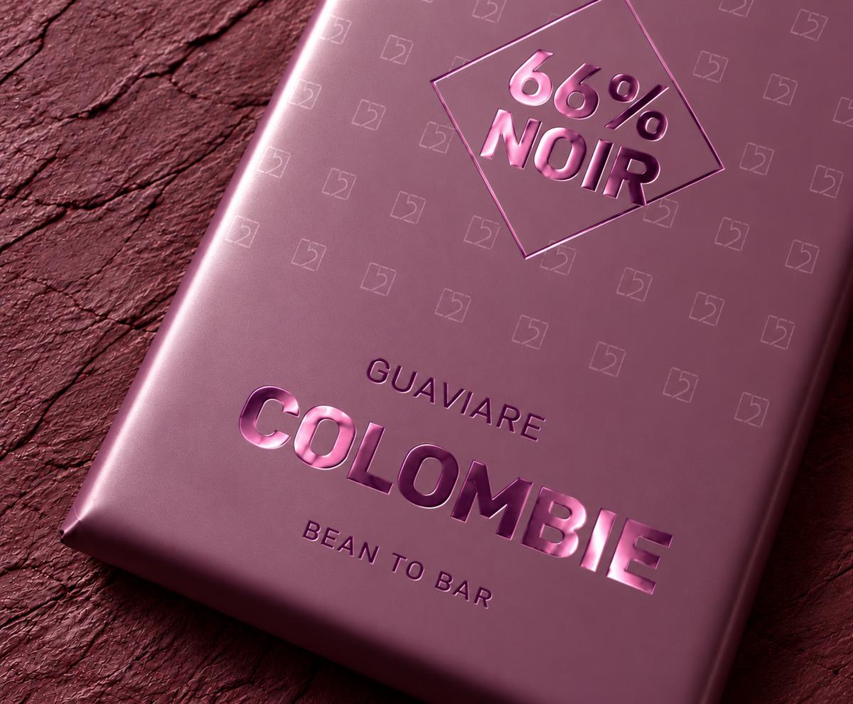 ル・カレ・ド・サンク コロンビア Guaviare ダークチョコレート66％ タブレット