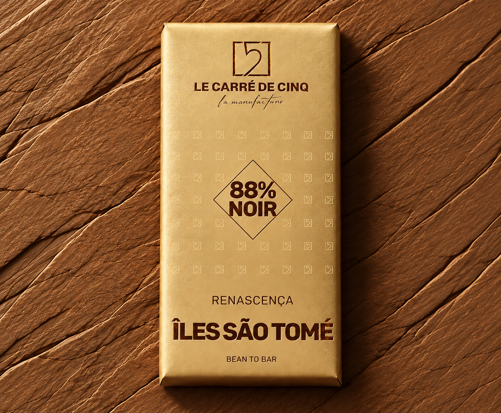 ル・カレ・ド・サンク サントメ ダークチョコレート88％ タブレット