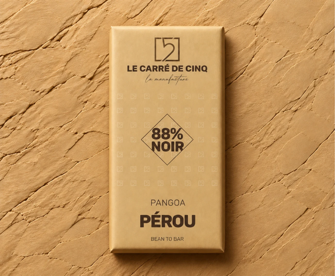 ル・カレ・ド・サンク ペルー Pangoa ダークチョコレート88％ タブレット