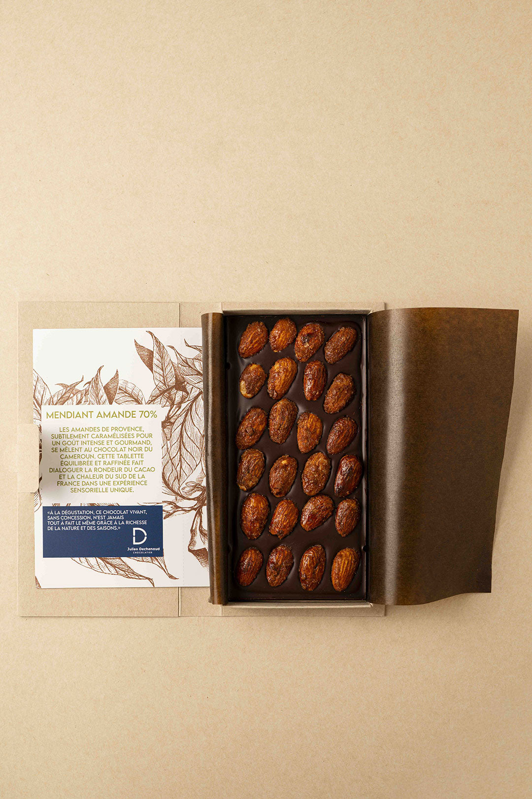 Julien Dechenaud | TABLETTE MENDIANT Amandes L 48 – PARISWAVE.COM