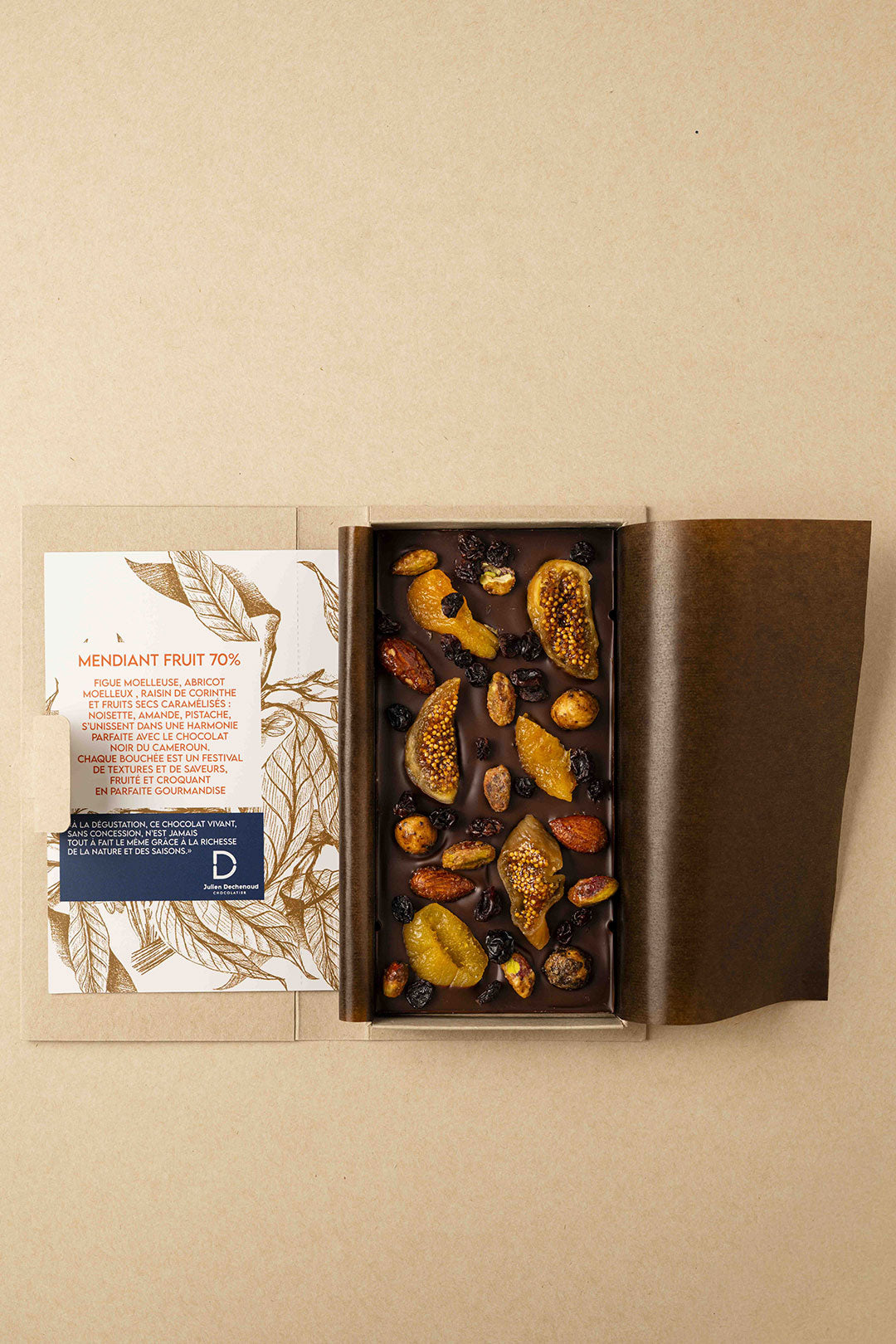 TABLETTE MENDIANT  (Mendiant Fruits N 70% )