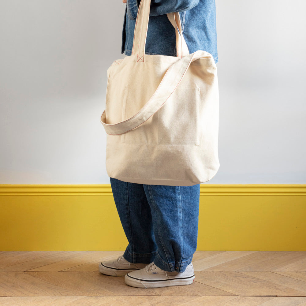 MERCI - TOTE BAG JEAN-MICHEL - ECRU