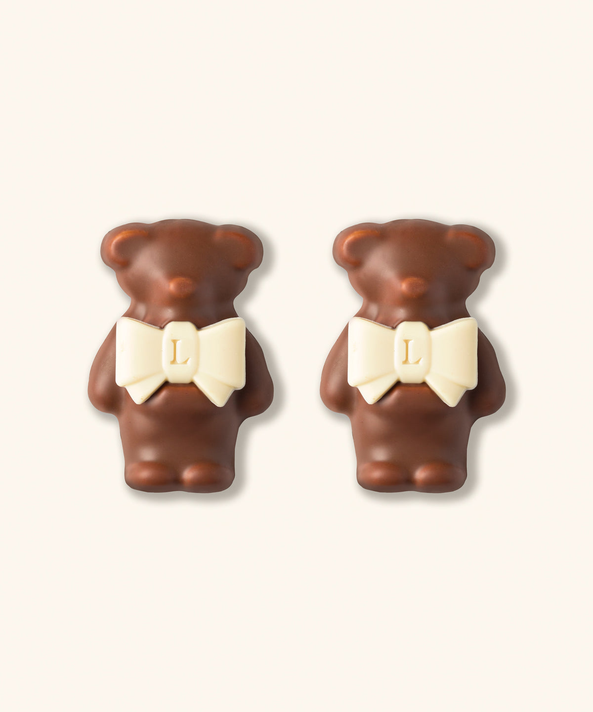 DUO D'OURSONS GUIMAUVE LADURÉE - CHOCOLAT AU LAIT