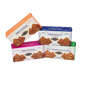 Lot 3 saveurs Fines Feuilles et 1 Pain d’Amandes