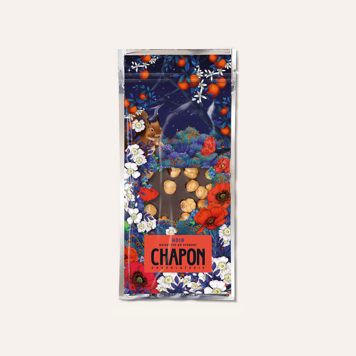 TABLETTE DE CHOCOLAT NOIR NOISETTES ENTIÈRES DU PIÉMONT