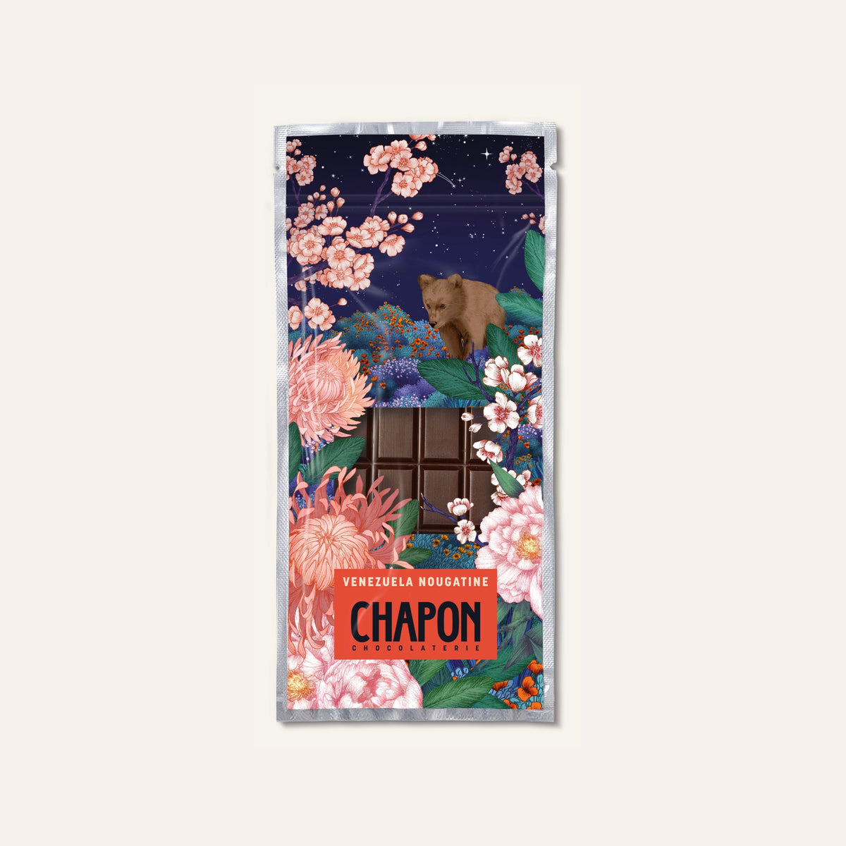 TABLETTE DE CHOCOLAT NOIR VÉNÉZUELA NOUGATINE