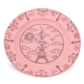 Assiette Parlante PARIS MON AMOUR ROSE