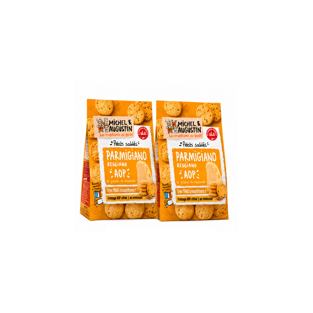 Assortiment de sablés et biscuits au fromage  4 variétés, 8 sachets
