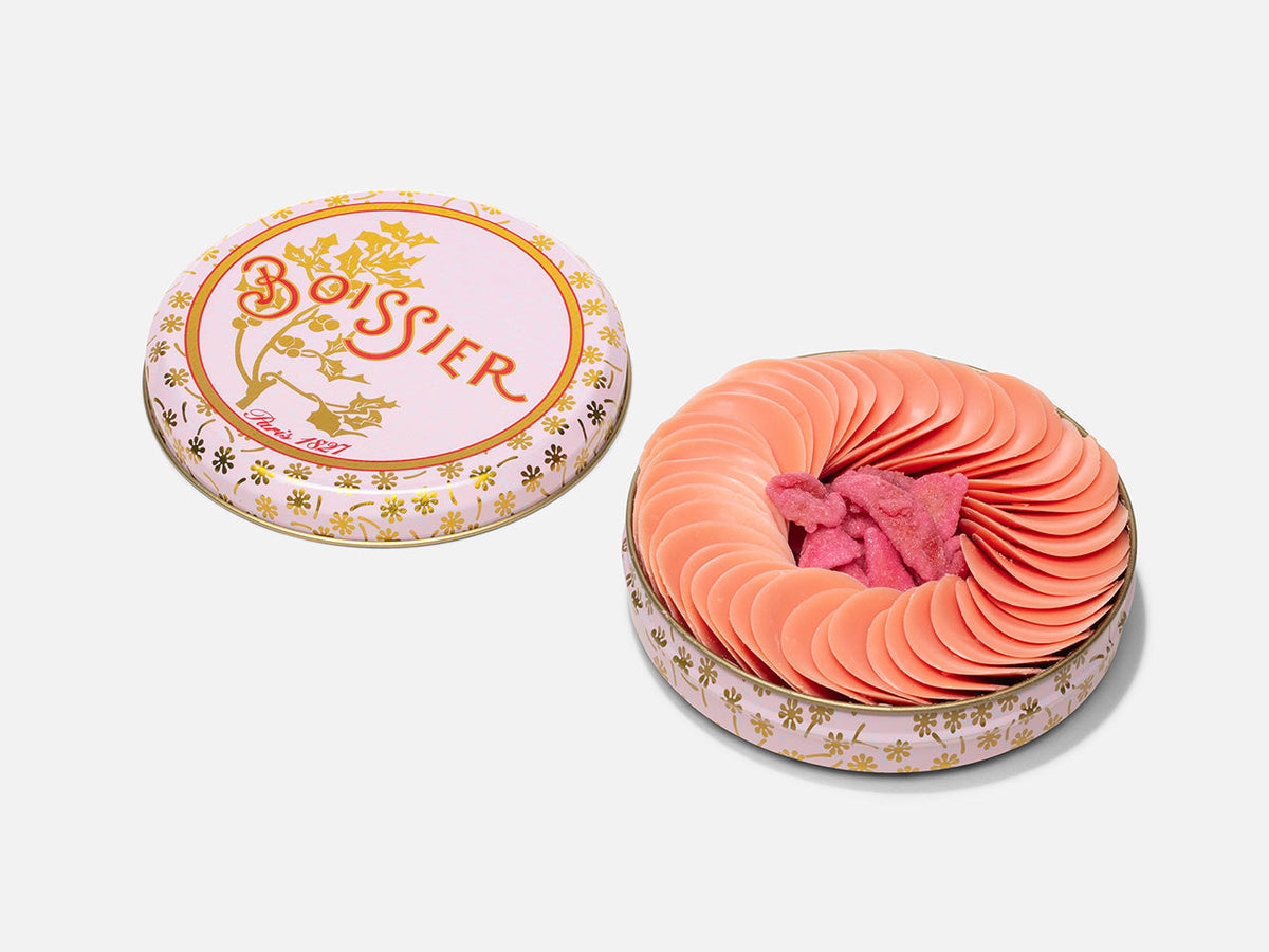 PÉTALES DE CHOCOLAT ET FLEURS CRISTALLISÉES
