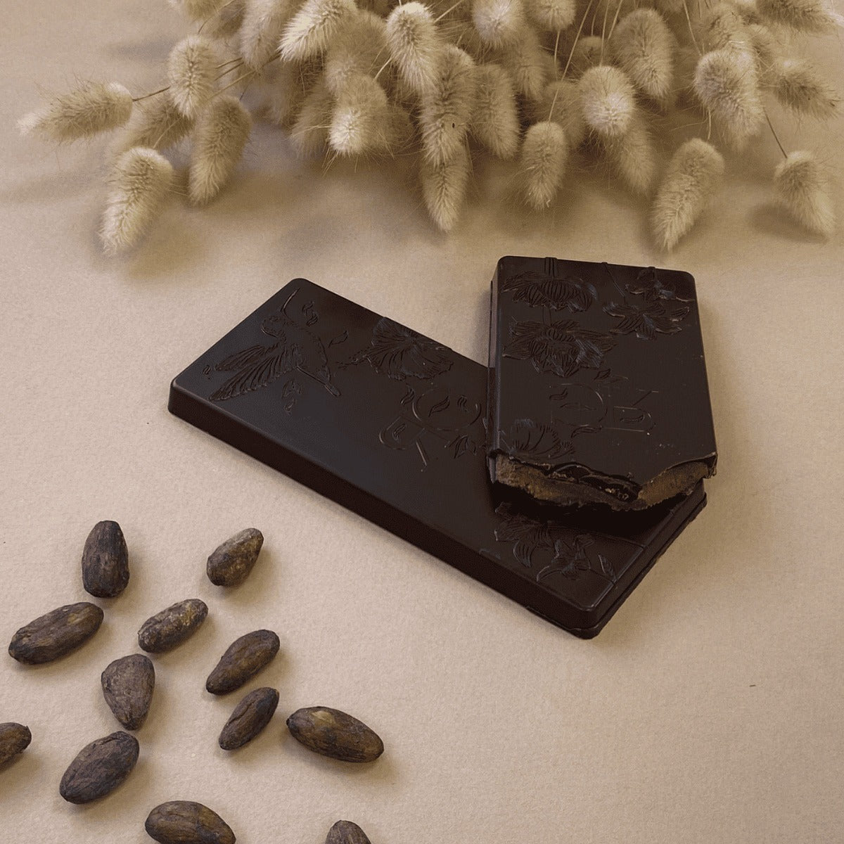 ロジタ ショコラ ヘーゼルナッツ プラリネ入りダークチョコレート 105グラム