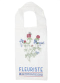 SAC ORGANZA FLEURISTE ROUGE