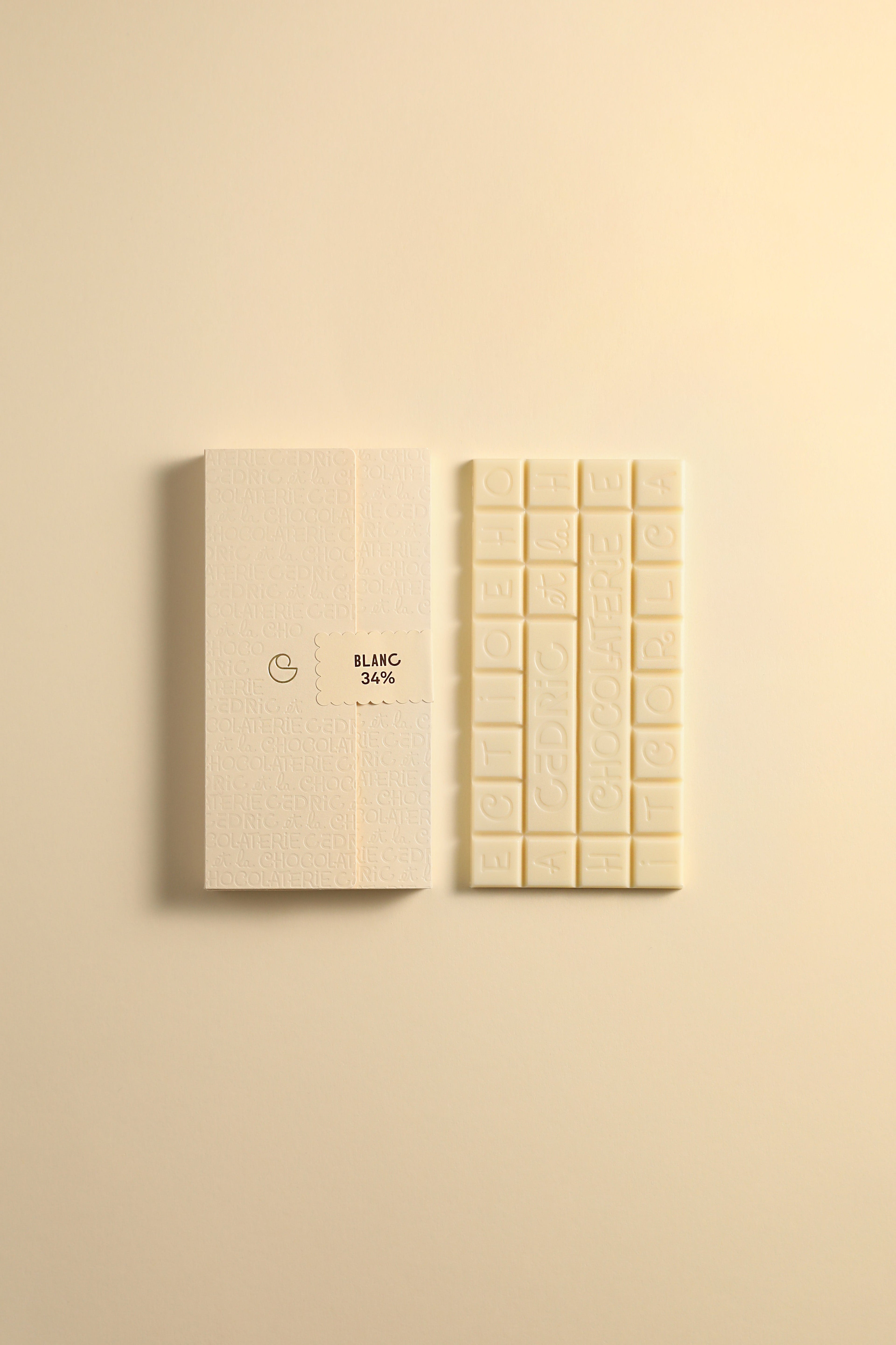 TABLETTE DE CHOCOLAT BLANC 34%
