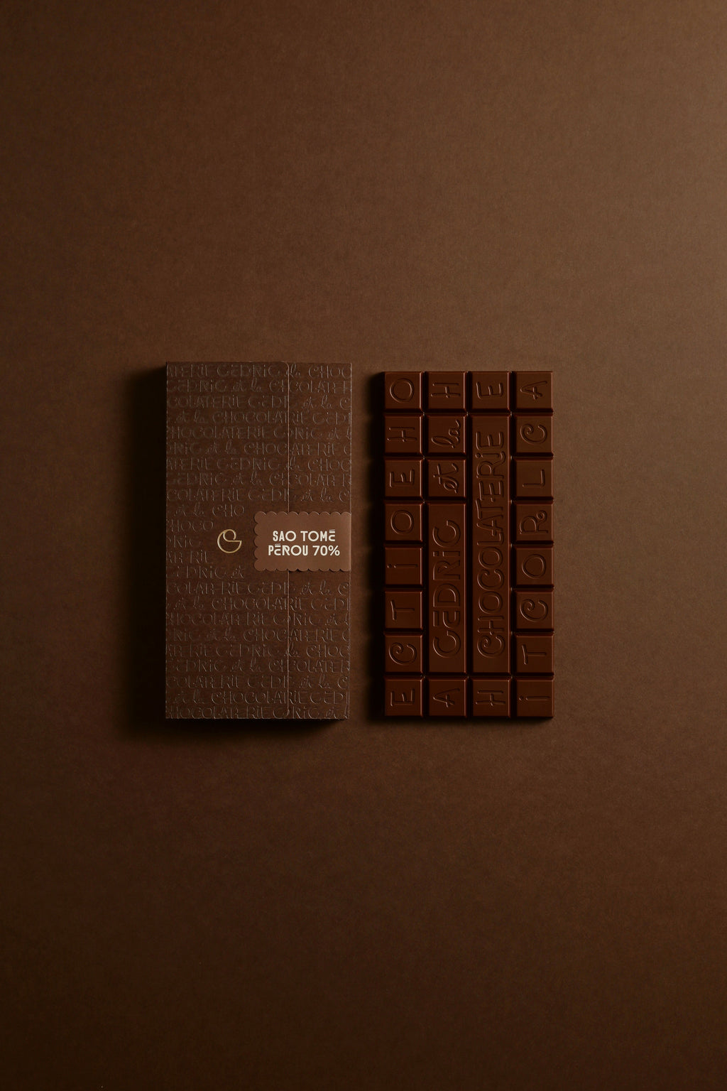 TABLETTE DE CHOCOLAT PÉROU & SAO TOMÉ 70%