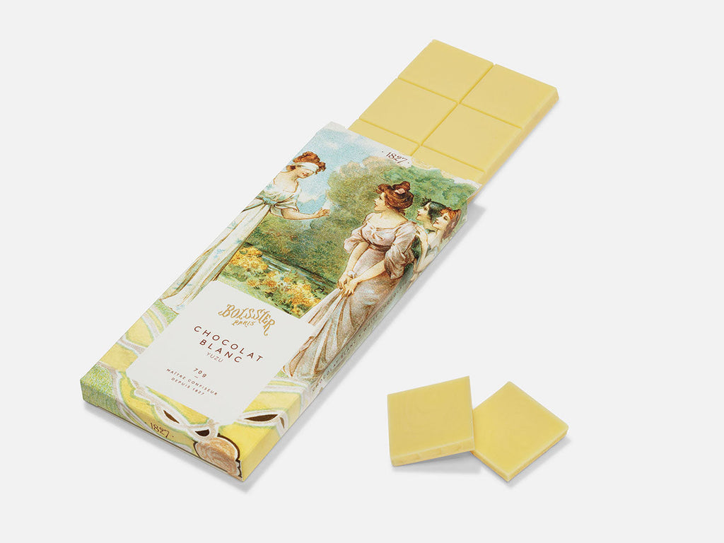 TABLETTE CHOCOLAT BLANC YUZU