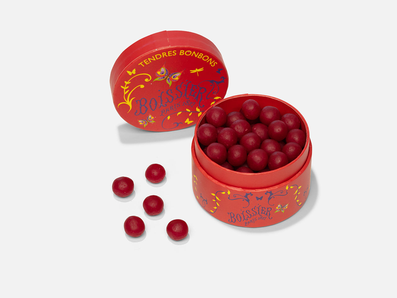 TENDRES BONBONS ABRICOT, CERISE, CITRON, FRAISE, MYRTILLE
