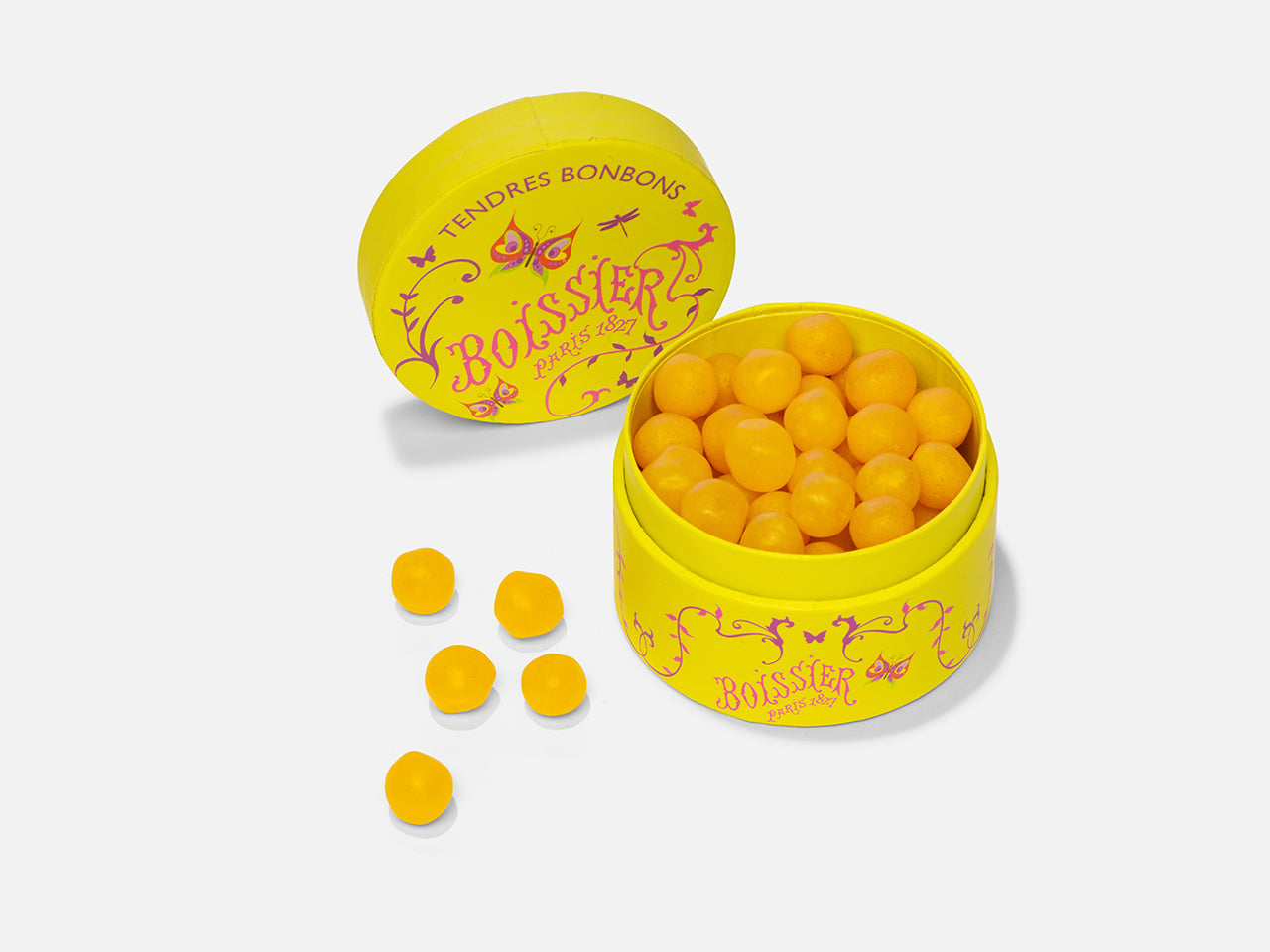 TENDRES BONBONS ABRICOT, CERISE, CITRON, FRAISE, MYRTILLE