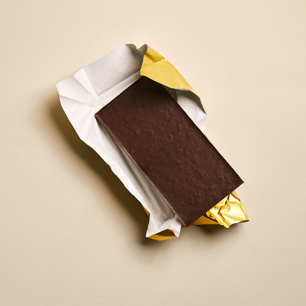 TABLETTE DE CHOCOLAT NOIR AUX GEMMES DE FÈVES
