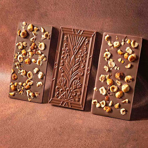 Tablette noisettes caramélisées chocolat lait 38%