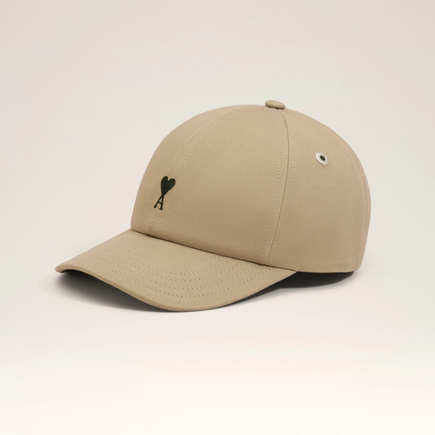 Casquette Beige Ami De Coeur en Coton