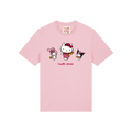 T-SHIRT BEST FRIENDS - ADULTE - ROSE